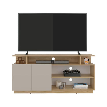 Mesa Para Tv Hope , Fresno Europeo y Capri, con espacio para TV de 65"