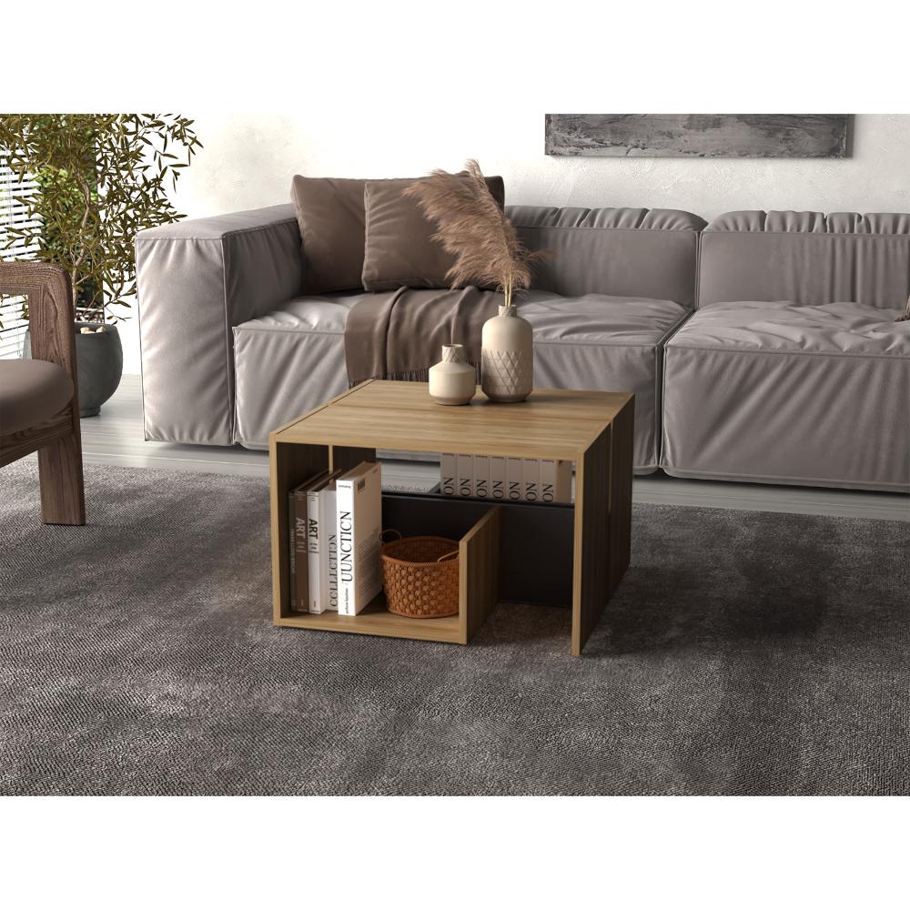 Mesa Lateral Everett, Color Fresno Y Wengue