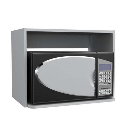 Mueble Auxiliar Lirio, Blanco Duqueza, con Espacio Para Microondas