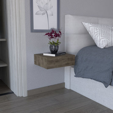 Velador Flotante Un Cajon Fm 013O, Café Oscuro