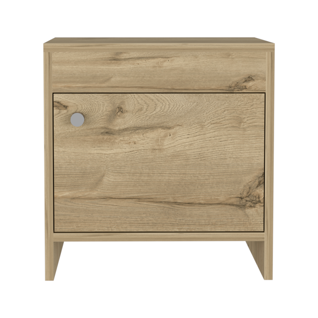 Velador Una Puerta, FM Furniture 026C, Café Claro