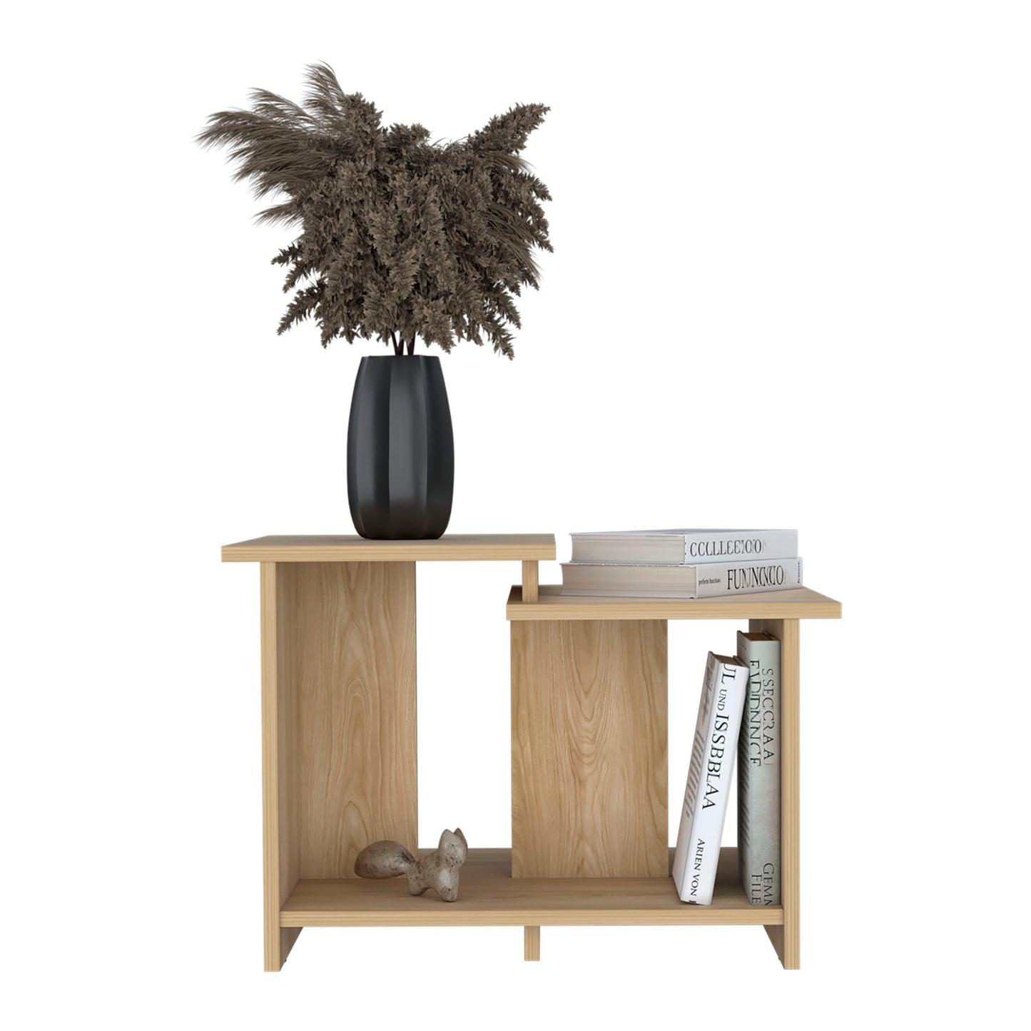 Mesa De Centro Wema 3.0 Eco, Fresno, Con Entrepaño Inferior