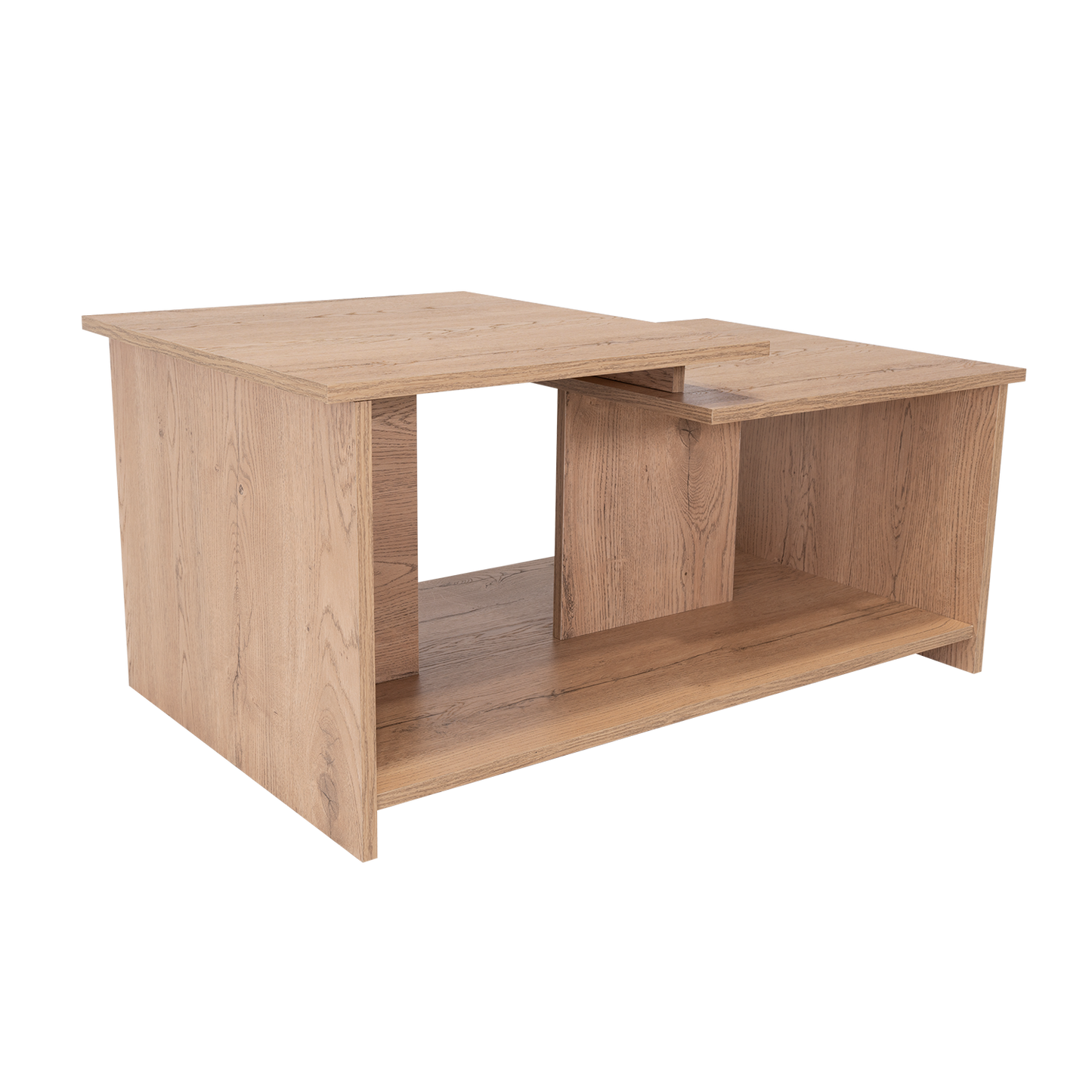 Mesa de Centro Wema, Macadamia, con Amplio Espacio Ideal Para Ubicar Decoraciones