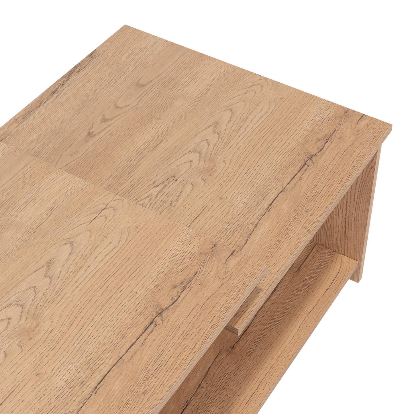 Mesa de Centro Wema, Macadamia, con Amplio Espacio Ideal Para Ubicar Decoraciones