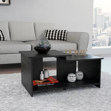 Mesa de Centro Wema Alto, Wengue, con Amplio Espacio Ideal Para Ubicar Decoraciones