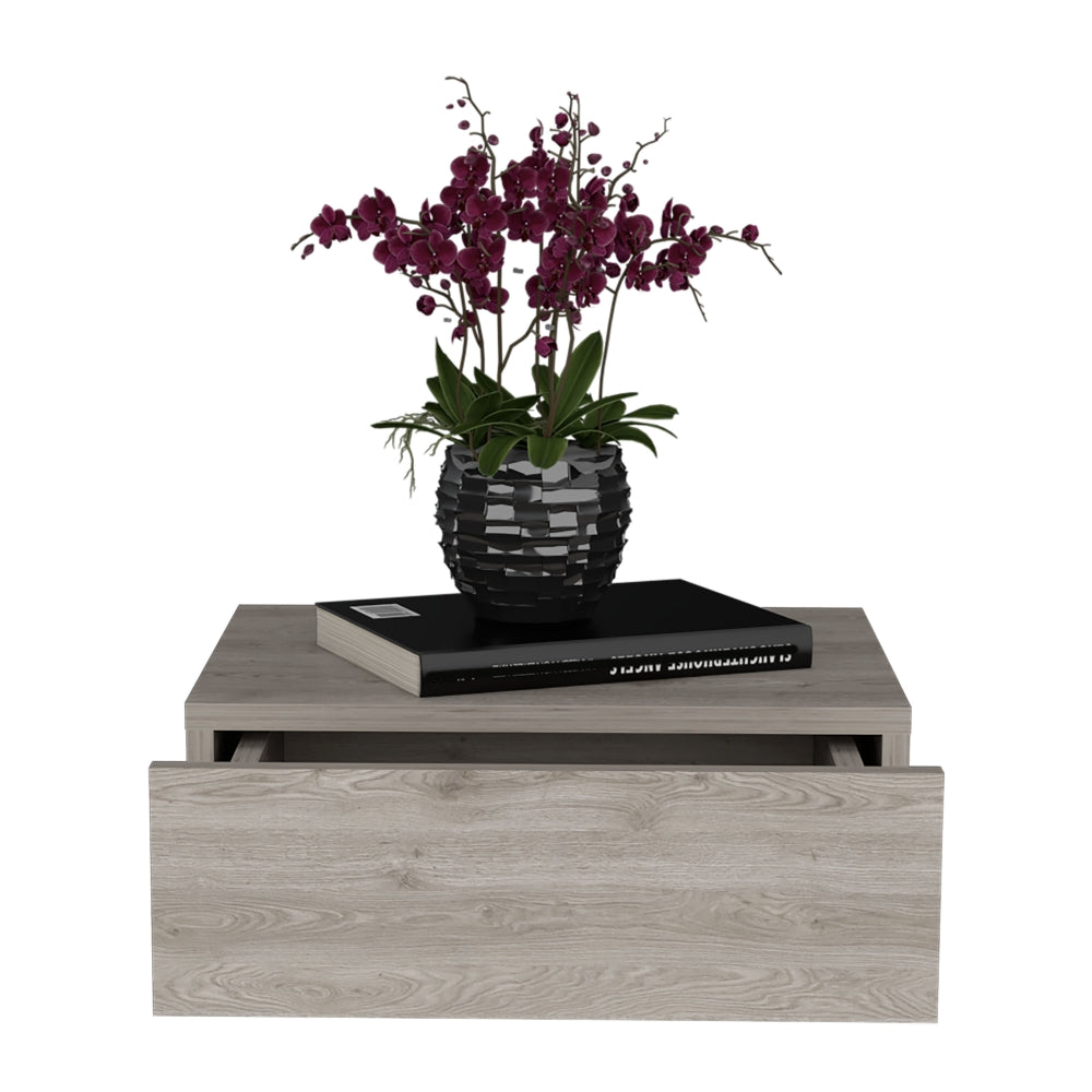 Velador Flotante Un Cajon Fm 013G, Gris