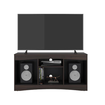 Mesa Para Tv Fiorenzi, Nogal y Wengue, con espacio para TV de 55"