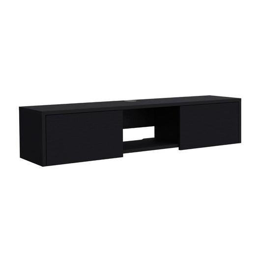 Panel Tv 49" Con Dos Puertas FM 011N, Negro