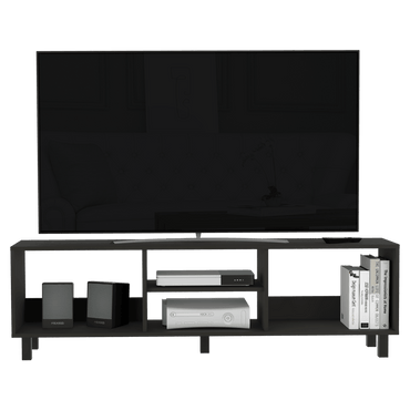 Rack Tv 70" Multiusos FM 042N, Negro