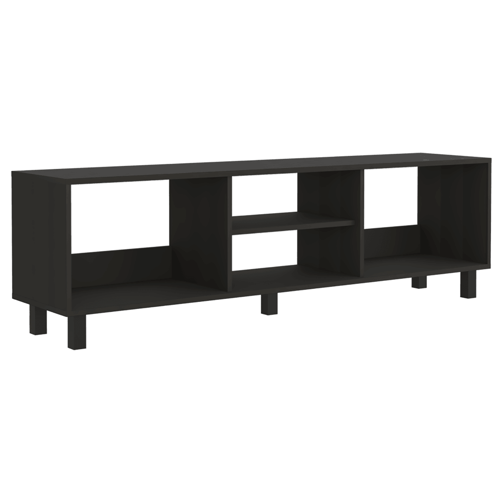 Rack Tv 70" Multiusos FM 042N, Negro