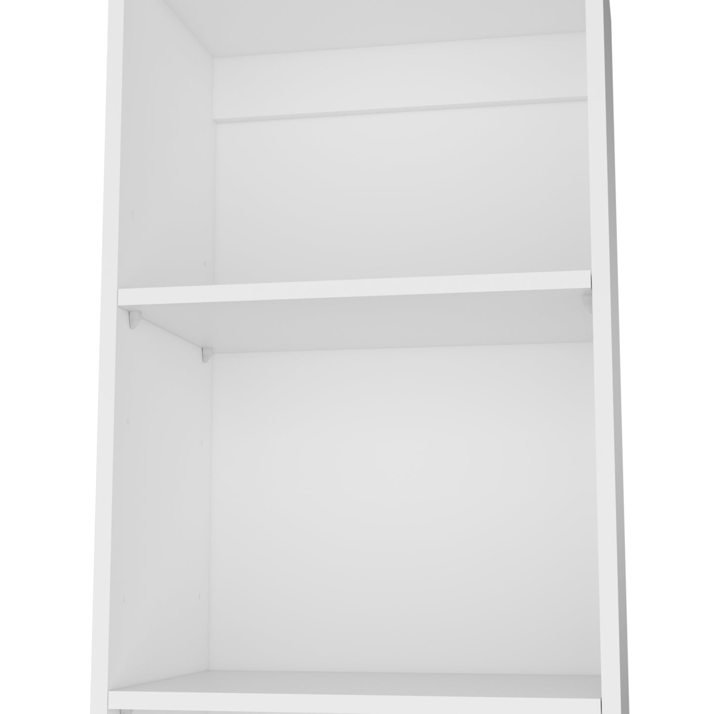Biblioteca Estante Con Cinco Repisas Melamina, FM Furniture Blanco