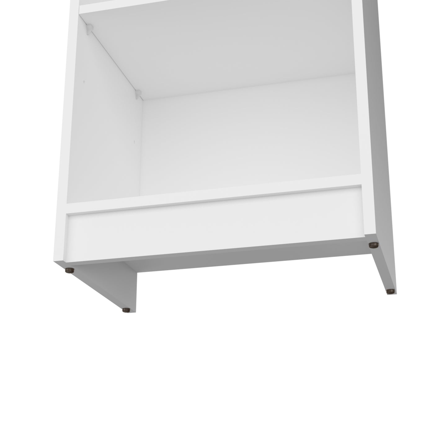 Biblioteca Estante Con Cinco Repisas Melamina, FM Furniture Blanco