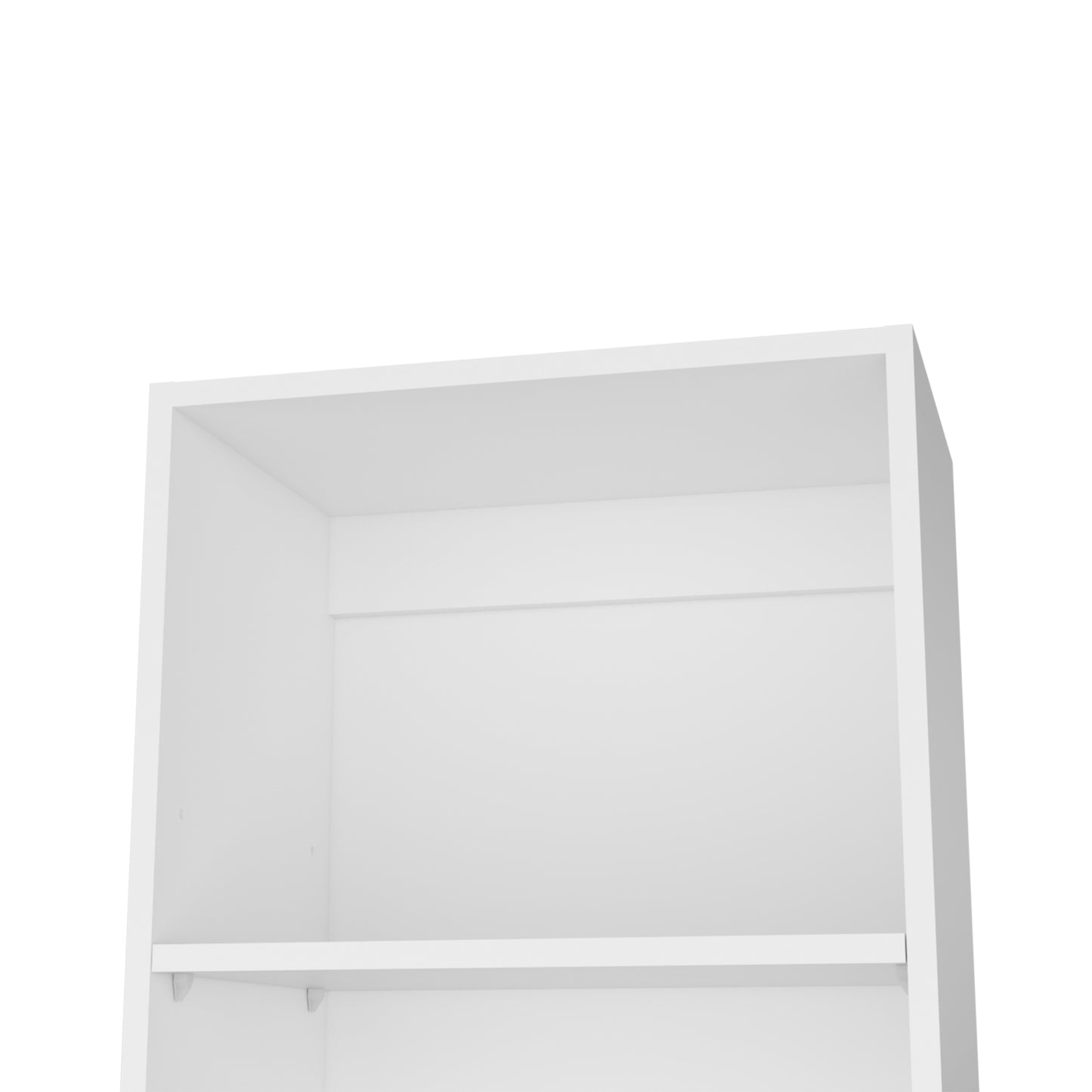 Biblioteca Estante Con Cinco Repisas Melamina, FM Furniture Blanco