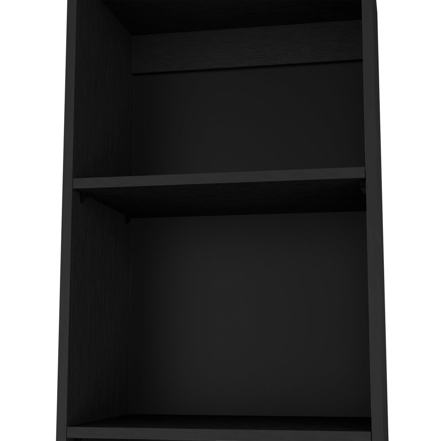 Biblioteca Estante 18, Con Cinco Repisas Melamina, FM Furniture Negro