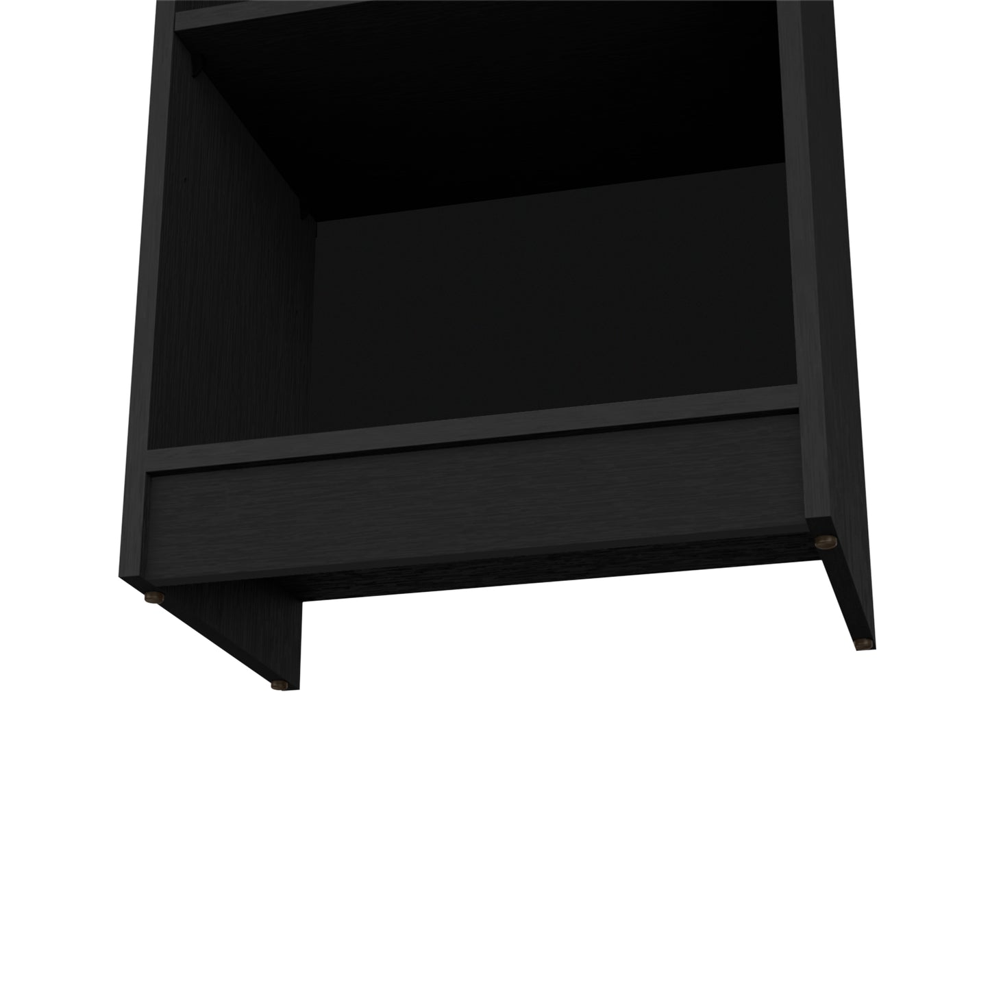 Biblioteca Estante 18, Con Cinco Repisas Melamina, FM Furniture Negro