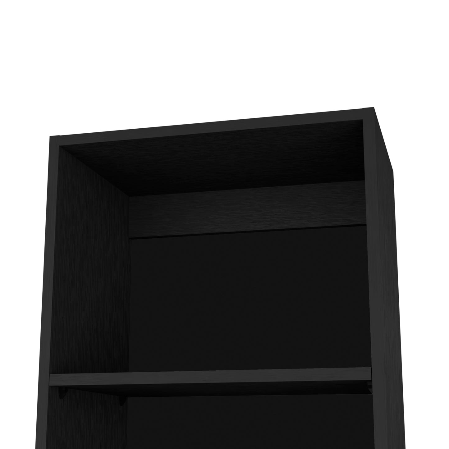 Biblioteca Estante 18, Con Cinco Repisas Melamina, FM Furniture Negro