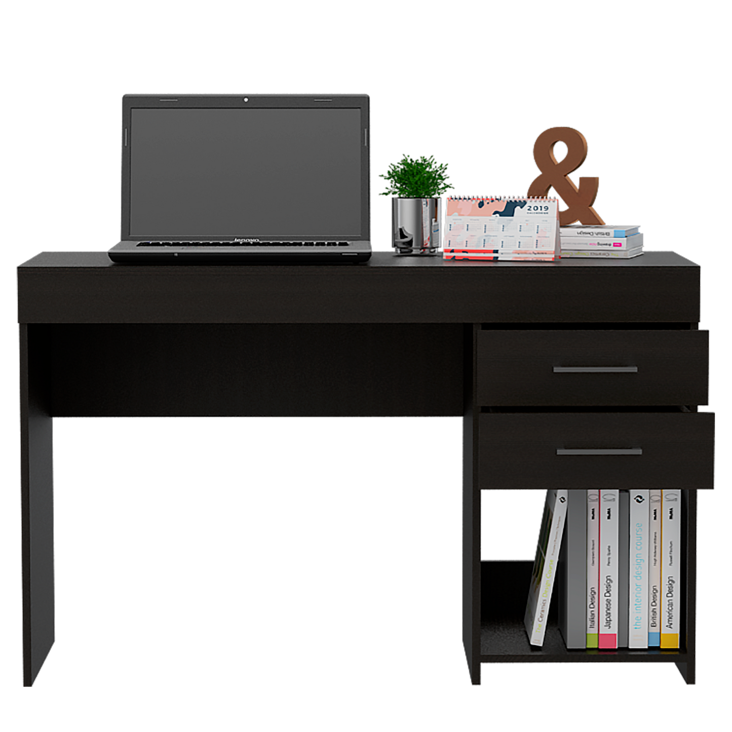 Escritorio Dos Cajones, FM Furniture 061B, Wengue