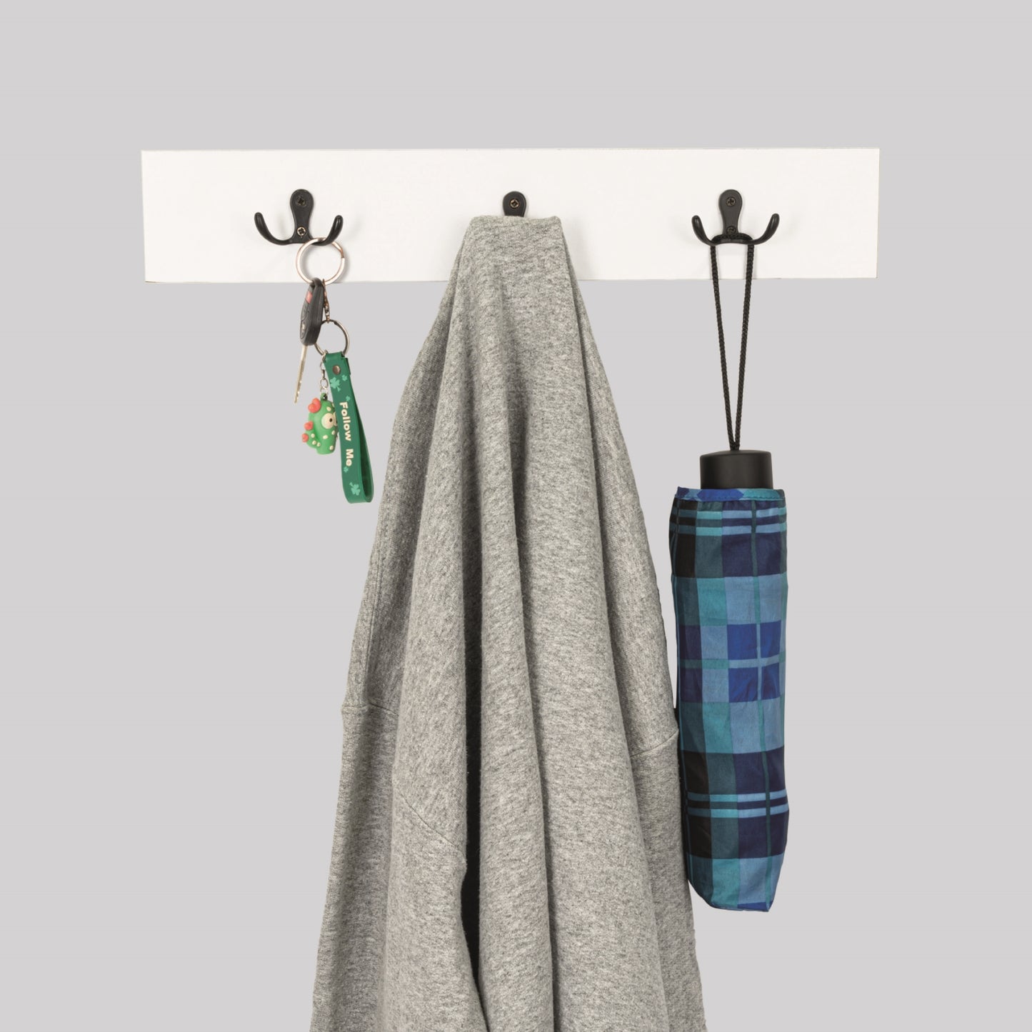 Perchero Sócrates 3 Ganchos Blanco