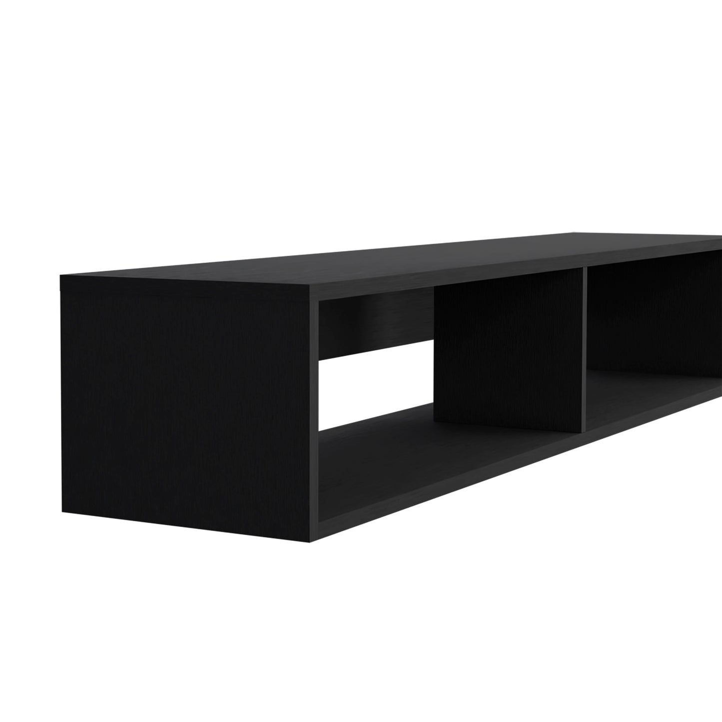 Rack Flotante, Negro, Para Televisor De 70 Pulgadas