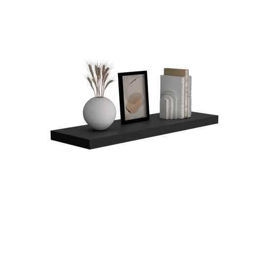 Repisa Flotante FM 041N, Negro