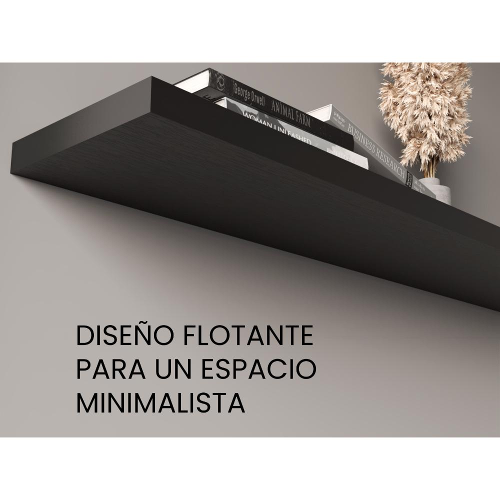 Repisa Flotante Wall, Wengue Por Una Unidad