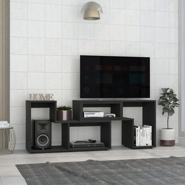 Mesa Para Tv Ascher, Wengue, con Espacio Para Televisor de 40 Pulgadas Hc