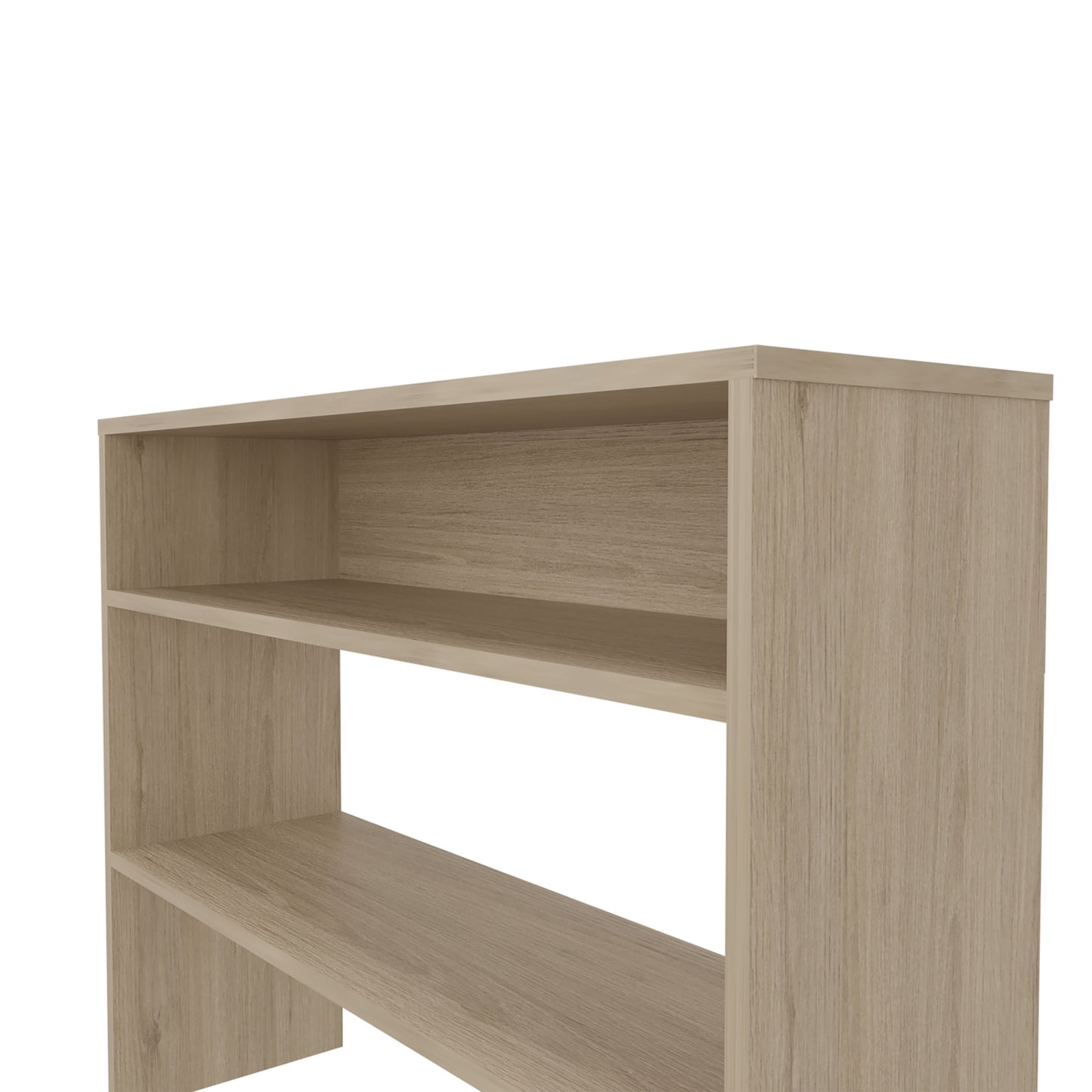 Mueble Arrimo Dos Repisas, FM Furniture Café Claro