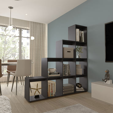 Biblioteca Forma Escalera, FM Furniture, Negro