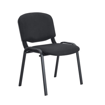Silla Interlocutora, Negro, Con espaldar y diseño sencillo sin brazo paño x5