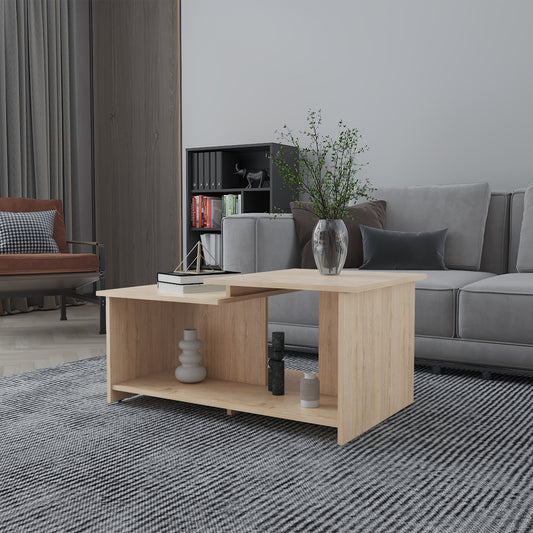 Mesa De Centro Rectangular, FM Furniture, Cafe Claro