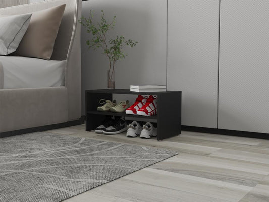 Zapatero Apilable Silap, Wengue, con capacidad para 6 pares de zapatos