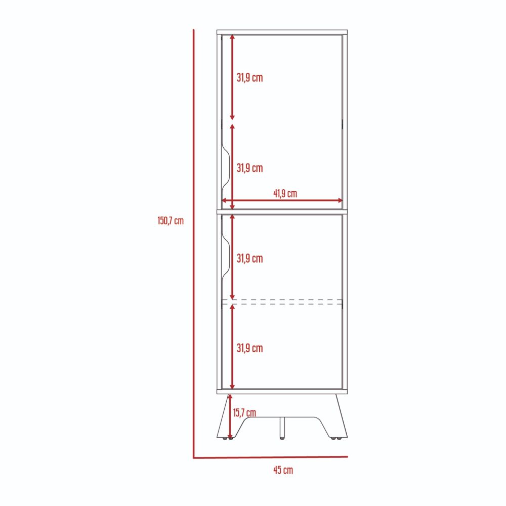 Alacena de Cocina BI Color Duna Blanco Para Cocina