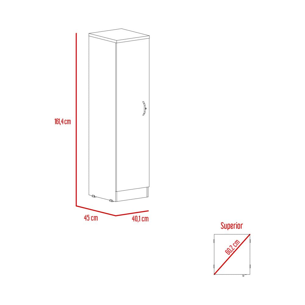 Archivador 3C + Biblioteca 1P Home Office Color Negro Soft y Coñac Para Oficina