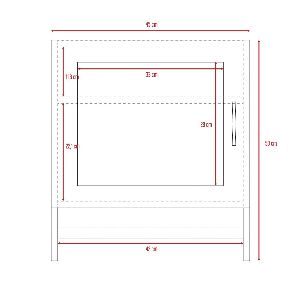 Combo Bath, Rovere y Blanco, incluye botiquín y mueble de lavamanos