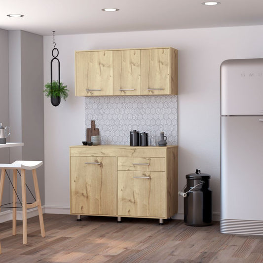Combo Kitchen Orion, Duna y Blanco, incluye módulo superior 120 y módulo inferior (vista 2)
