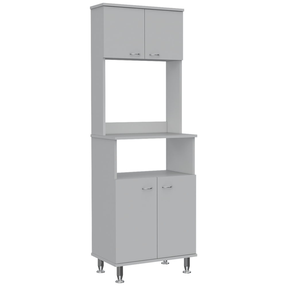 Combo Kitchen, Blanco, incluye mueble microondas y optimizador