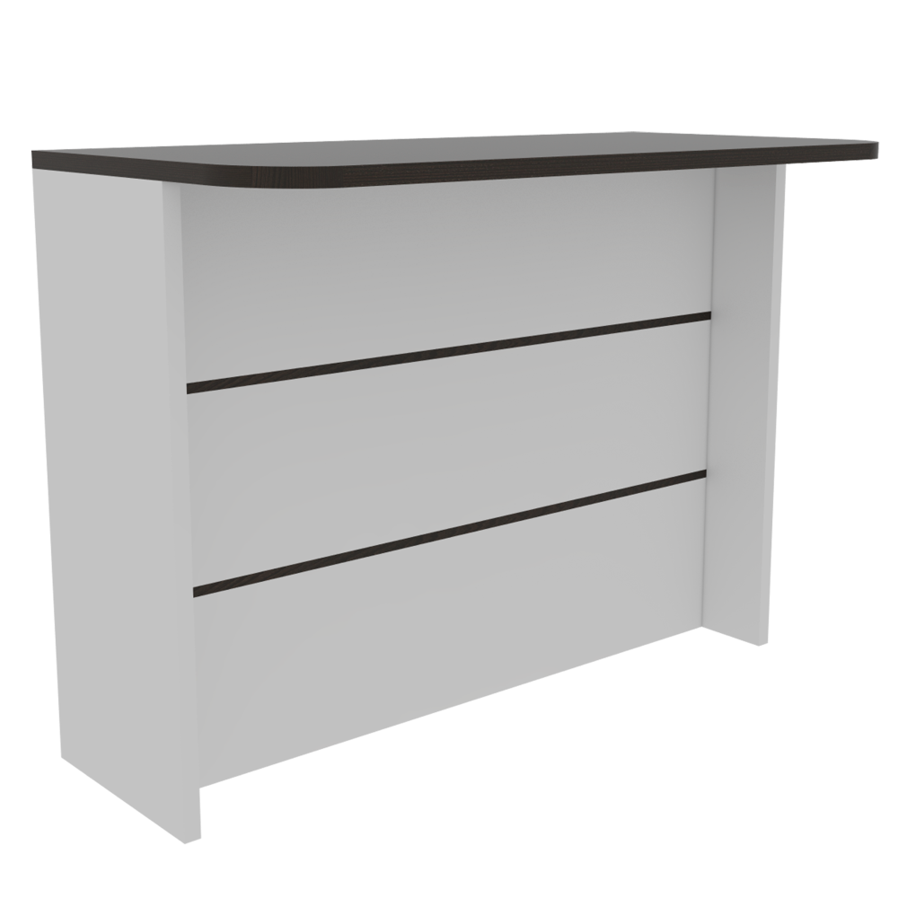 Combo Kitchen, Blanco y Wengue, incluye mueble microondas y barra