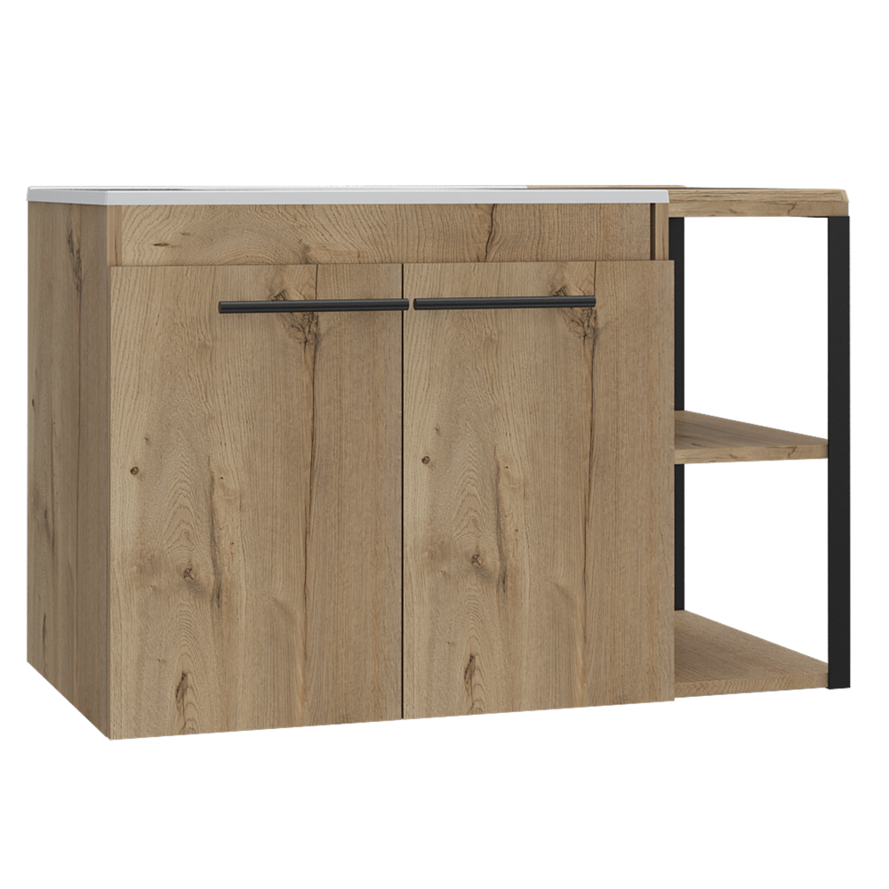 Combo Reflekta, Duna, incluye mueble de lavamanos y espejo genova
