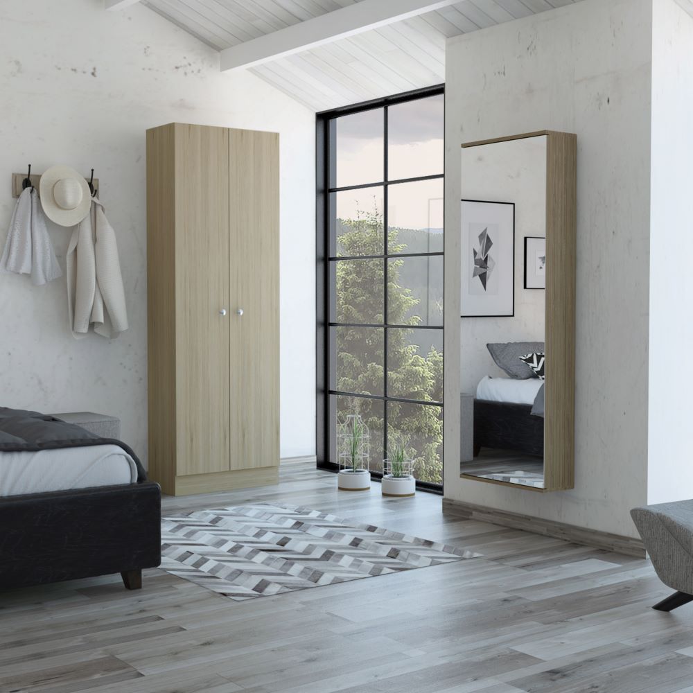 Combo Dreams, Rovere y Blanco, incluye closet y zapatero