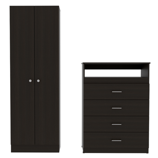 Combo Dreams, Wengue, incluye closet y cómoda