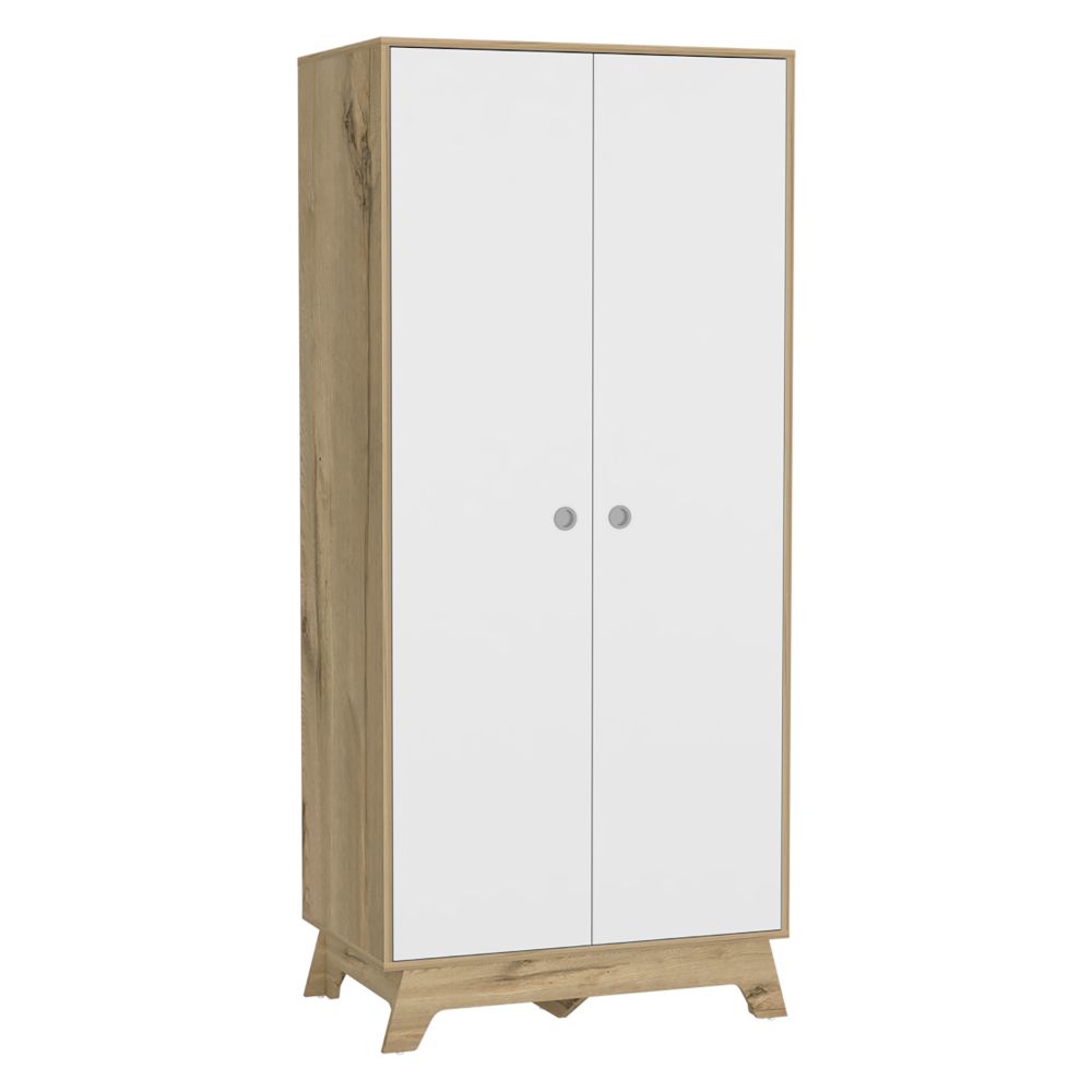 Closet Z Color Duna y Blanco Para Dormitorio