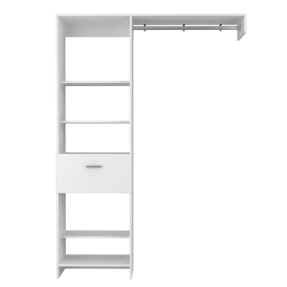 Closet Manchester Color Blanco Para Dormitorio
