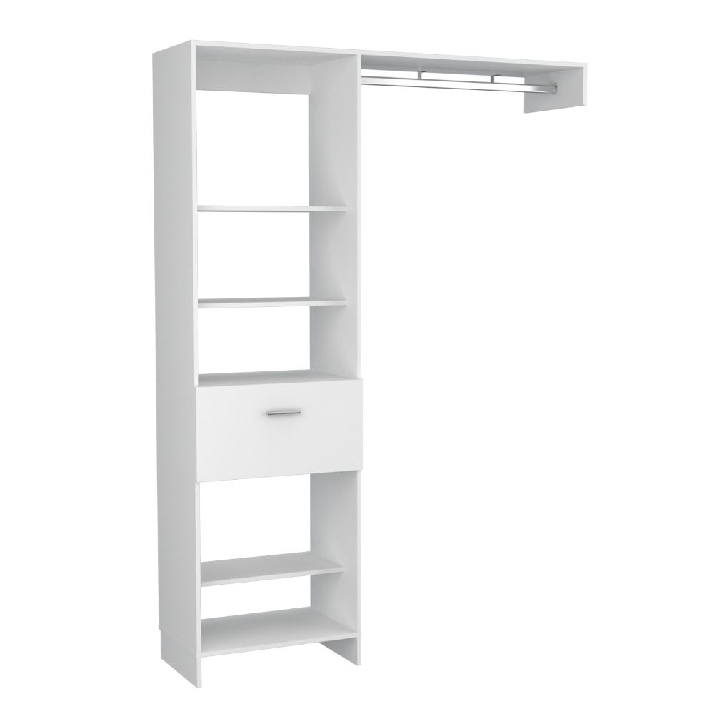 Closet Manchester Color Blanco Para Dormitorio