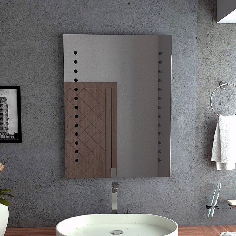 Espejo Bra Color Gris Para Baño