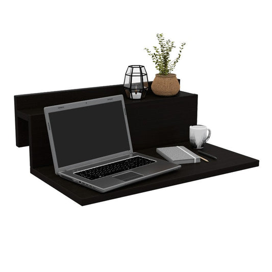Escritorio Terraza Office Color Wengue Negro Para Oficina