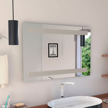 Espejo Udine Color Gris Para Baño