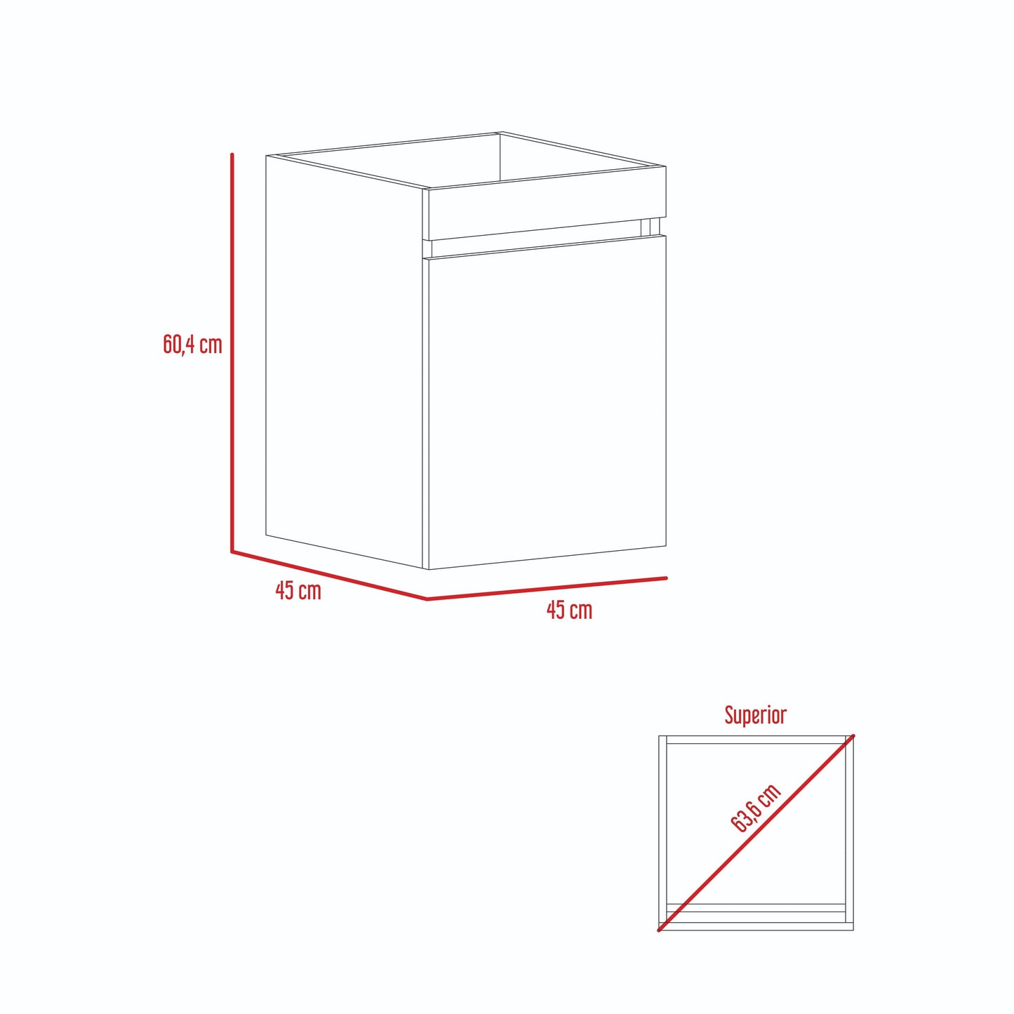 Mueble Mantra Color Ceniza Para Baño