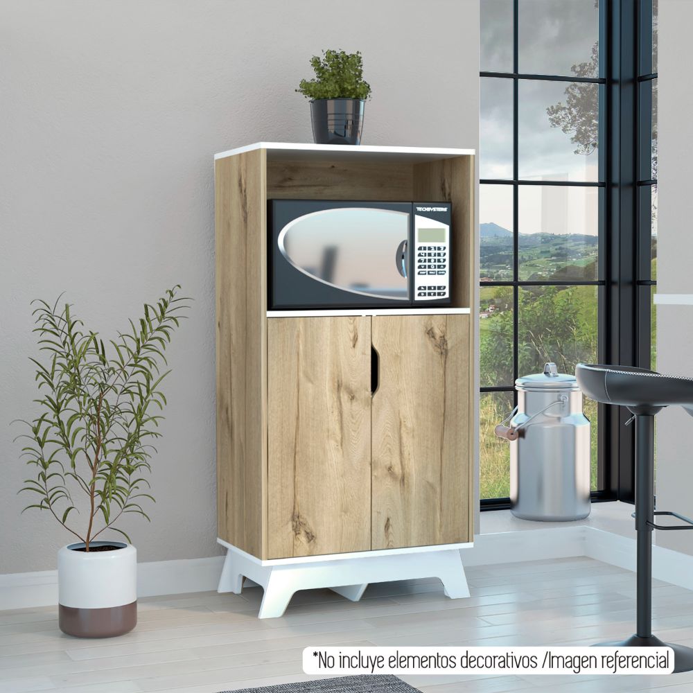 Mueble de Microondas Bajo BI Color Para Cocina