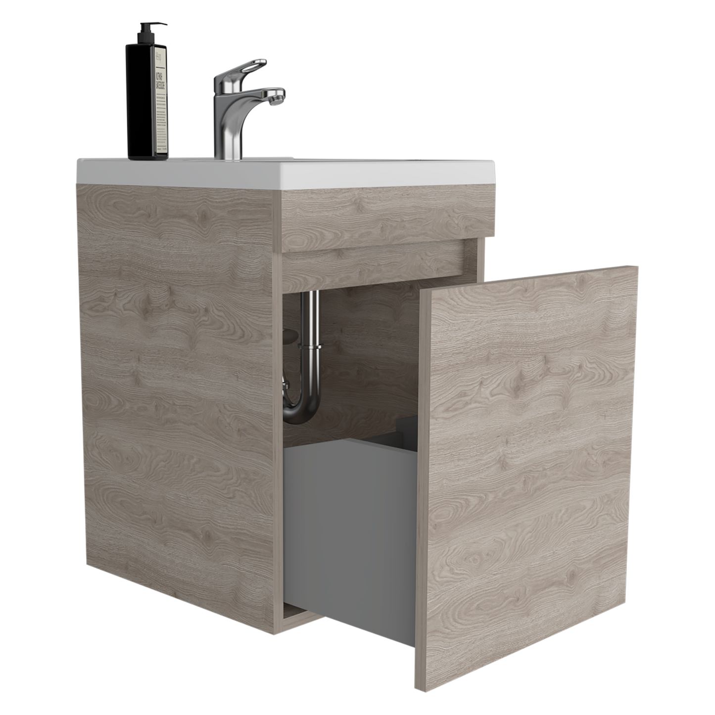 Mueble Mantra Color Ceniza Para Baño