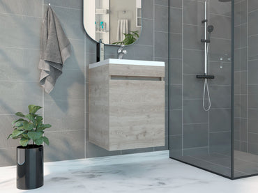 Mueble Mantra Color Ceniza Para Baño